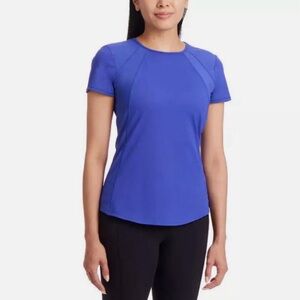 Spyder® Women’s Active Workout Top Blue (Perennial) Soft Pocket NWT Small